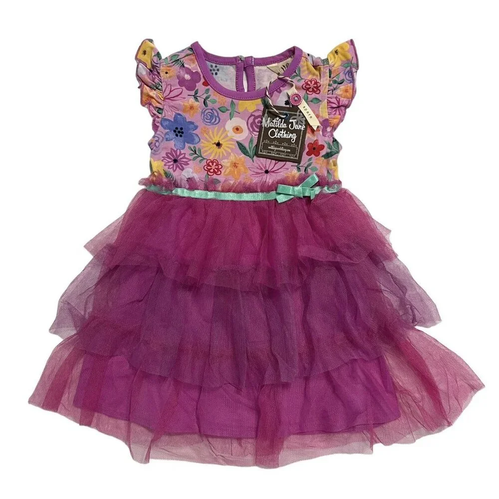 NEW Matilda Jane 18-24m Wide Awake Frenchie Dress